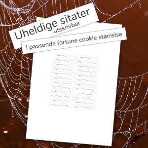Illustrasjon av koselige sitater
