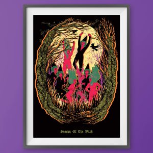 Season Of The Witch Print - Witches Circle - Halloween