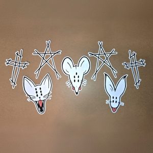Freakshow Animals 2-pk Veggdekor